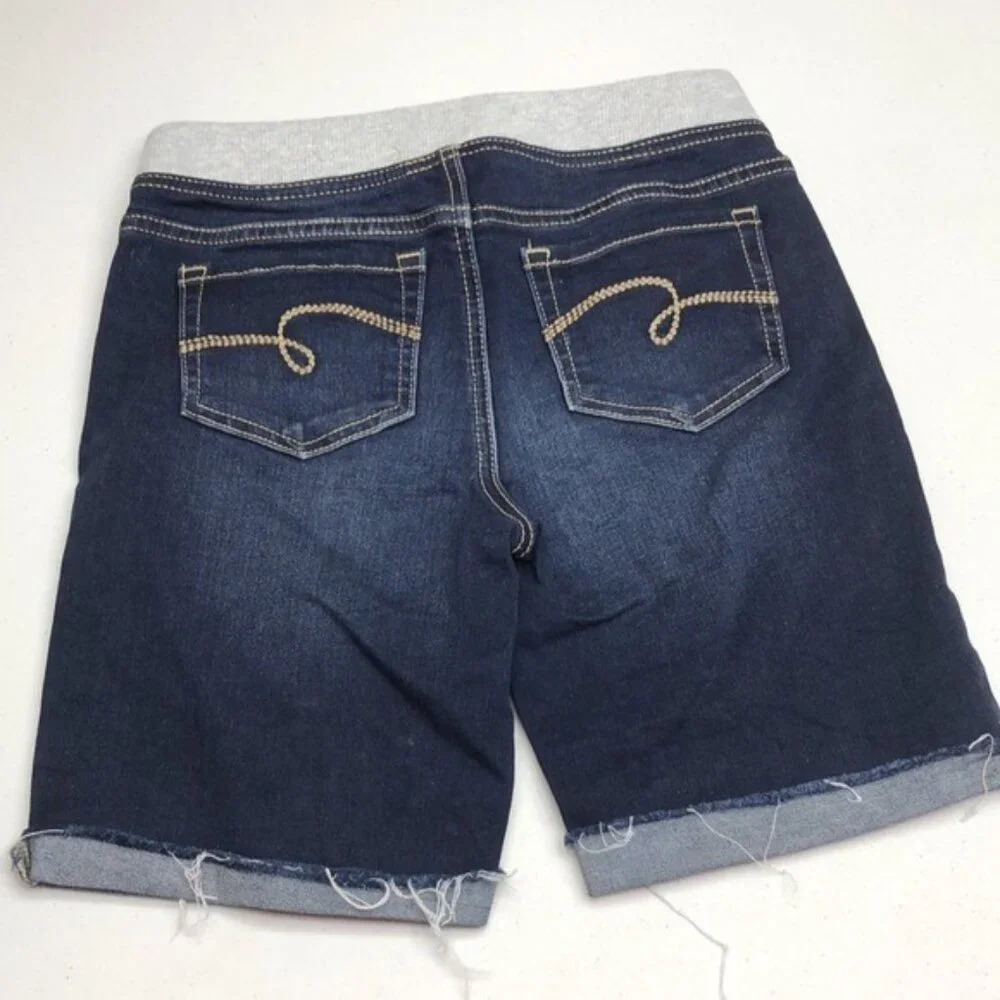 GIRLS JUSTICE STRETCH WAIST JEAN SHORTS (GIRLS) 12 ⭐️